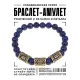 Рунический браслет Подключение к денежному каналу с нат.камнем Лазурит 8мм BSRH-038