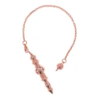 Маятник для биолокации, цвет розовое золото BLM008-02