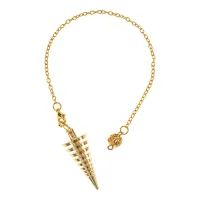 Маятник для биолокации, цвет золотой BLM009-01