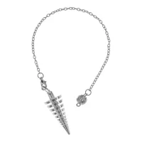 Маятник для биолокации, цвет серебряный BLM009-02