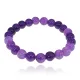 Браслет, 8мм, аметист BJBS-433