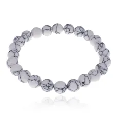 Браслет, 8мм, говлит BJBS-434