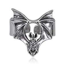 Безразмерное кольцо Летучая мышь, 2см KL590