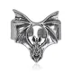 Безразмерное кольцо Летучая мышь, 2см KL590
