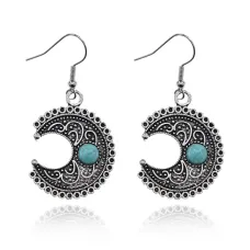 Серьги Полумесяц, 4,5х2х1см SE330