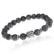 Браслет-амулет Будда с нат. камнем Лабрадор 8мм BSHE-01-08S