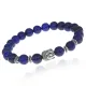 Браслет-амулет Будда с нат. камнем Лазурит 8мм BSHE-01-10S