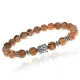 Браслет-амулет Будда с нат. камнем Песочная яшма 8мм BSHE-01-30S