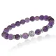 Браслет Дерево жизни с нат.камнем Аметист 8мм BSHE-05-03S