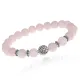 Браслет Дерево жизни с нат.камнем Розовый кварц 8мм BSHE-05-15S