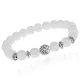 Браслет Дерево жизни с синт.камнем Сахарный кварц 8мм BSHE-05-16S
