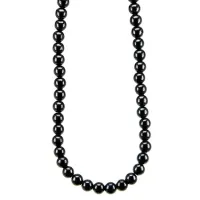 Бусины Черный агат 6мм на нити FB6-003