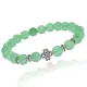 Браслет Клевер с нат.камнем Нефрит 8мм BSHE-06-13S