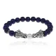 Браслет-амулет Драконы с нат. камнем Лазурит 8мм BSHE-08-10S