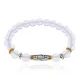Браслет с 9-глазой бусиной Дзи, синт.камень Лунный камень 8мм BSHE-11-11