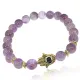Браслет-амулет Хамса с нат. камнем Аметист 8мм BSHE-G-03