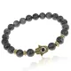 Браслет-амулет Хамса с нат. камнем Лабрадор 8мм BSHE-G-08