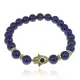 Браслет-амулет Хамса с нат. камнем Лазурит 8мм BSHE-G-10