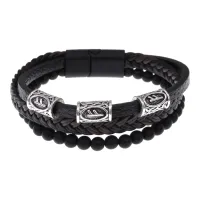 Браслет с рунической формулой Материальное благополучие BSQ-01-02