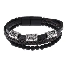 Браслет с рунической формулой Защита от сглаза, порчи, зла BSQ-01-07