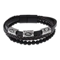 Браслет с рунической формулой Божественная защита BSQ-01-08