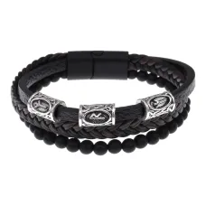 Браслет с рунической формулой Божественная защита BSQ-01-08