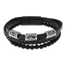 Браслет с рунической формулой Успех и личностный рост BSQ-01-12