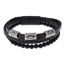 Браслет с рунической формулой «Золотая», «вечная» формула BSQ-01-16