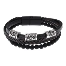 Браслет с рунической формулой Остановка проблем BSQ-01-17