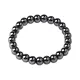 Магнитный браслет, гематит, d.8мм BJBS-436