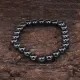 Магнитный браслет, гематит, d.8мм BJBS-436