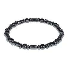 Магнитный браслет, гематит, 5мм BS885
