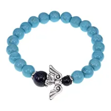 Браслет Ангел-хранитель, бирюза и синий авантюрин BSAE010