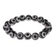 Браслет с бусинами Дзи 3 глаза, 10мм BSDZ-043-02