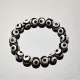 Браслет с бусинами Дзи 3 глаза, 10мм BSDZ-043-02