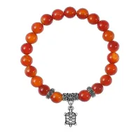 Браслет Черепаха (здоровье и долголетие), Сердолик BSPE-01-16