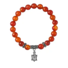 Браслет Черепаха (здоровье и долголетие), Сердолик BSPE-01-16