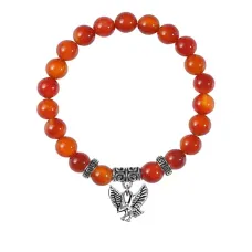 Браслет Орел (защита, сила, победа), Сердолик BSPE-01-24
