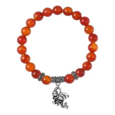 Браслет Дракон (удача, могущество, успех), Сердолик BSPE-01-25