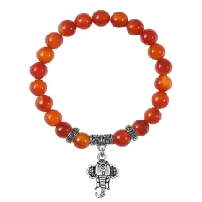 Браслет Слон (мудрость, сила, долголетие), Сердолик BSPE-01-26