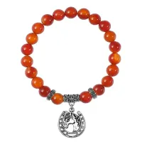 Браслет Подкова (Счастье), Сердолик BSPE-01-31