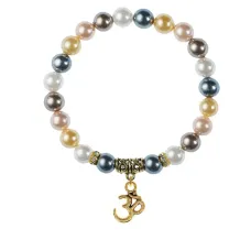 Браслет Ом (защита, духовное развитие), майорка 5-цветная BSPE-02-0013