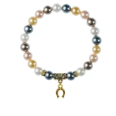 Браслет Подкова (на счастье), майорка 5-цветная BSPE-02-0018