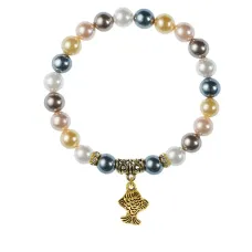 Браслет Золотая рыбка (исполнение желаний), майорка 5-цветная BSPE-02-0021