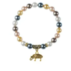 Браслет Слон (мудрость, сила, долголетие), майорка 5-цветная BSPE-02-0062