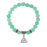 Браслет Трикветр (защита и гармония), Нефрит BSPE-02-0069