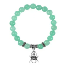 Браслет Паук (защита, трудолюбие, достаток), Нефрит BSPE-02-14
