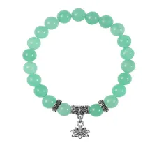 Браслет Лотос (гармония и развитие), Нефрит