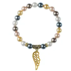 Браслет Крыло ангела (защита высших сил), майорка 5-цветная BSPE-02-2039