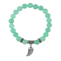 Браслет Клык (сила, мужество, воля, энергия), Нефрит BSPE-02-2077